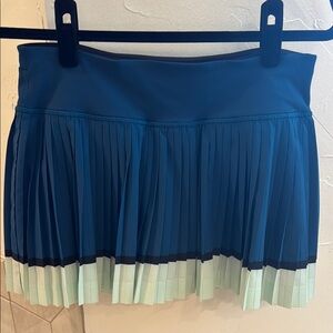 Lululemon Blue Athletic Skort with Black Trim